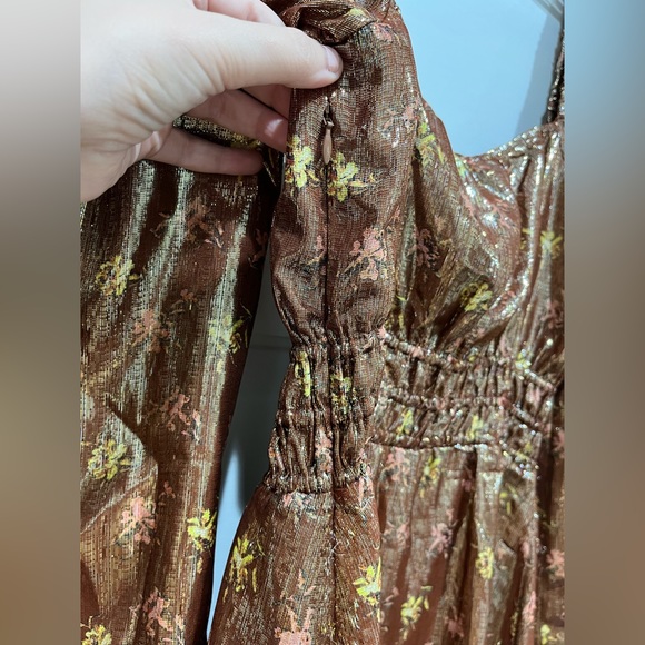 PAIGE “Noah” bronze dust dress. Size Small. NWT - Picture 11 of 15